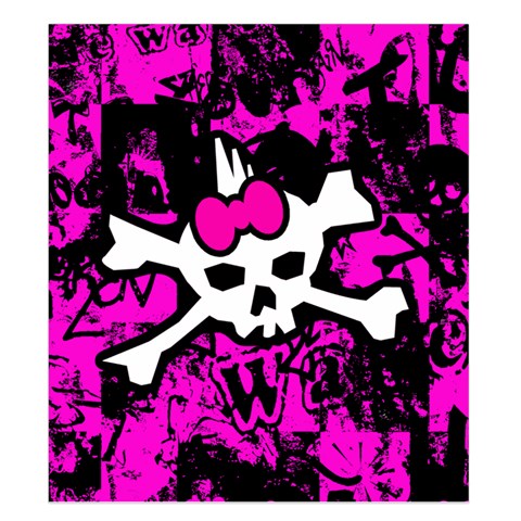 Punk Skull Princess Duvet Cover (King Size) from ArtsNow.com Duvet Quilt