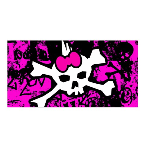 Punk Skull Princess Satin Shawl from ArtsNow.com Front