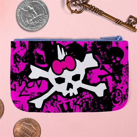 Punk Skull Princess Large Coin Purse from ArtsNow.com Back