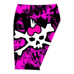 Punk Skull Princess Midi Wrap Pencil Skirt from ArtsNow.com  Front Right 