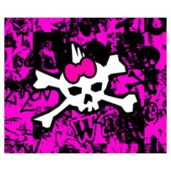 Punk Skull Princess Medium Tote Bag from ArtsNow.com Front