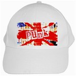 Punk Union Jack White Cap