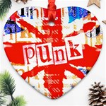 Punk Union Jack Ornament (Heart)