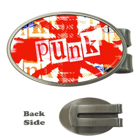 Punk Union Jack Money Clip (Oval) from ArtsNow.com Front