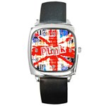 Punk Union Jack Square Metal Watch