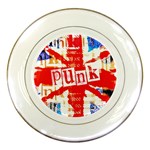 Punk Union Jack Porcelain Plate