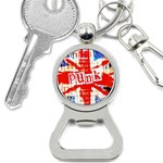Punk Union Jack Bottle Opener Key Chain