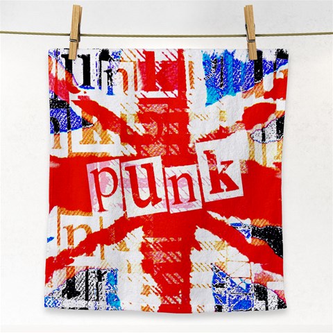 Punk Union Jack Face Towel from ArtsNow.com Front