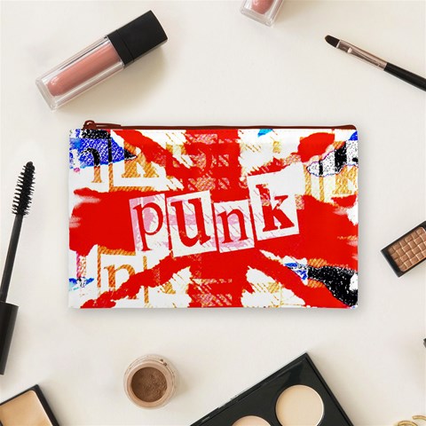 Punk Union Jack Cosmetic Bag (Medium) from ArtsNow.com Front