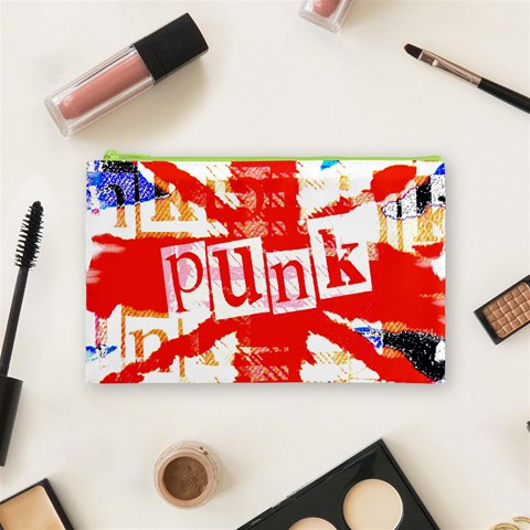 Punk Union Jack Cosmetic Bag (Medium) from ArtsNow.com Front