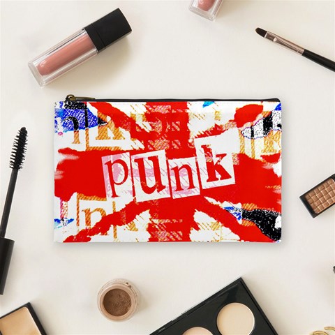 Punk Union Jack Cosmetic Bag (Medium) from ArtsNow.com Front