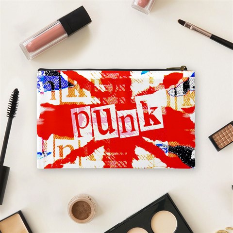 Punk Union Jack Cosmetic Bag (Medium) from ArtsNow.com Back