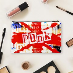 Punk Union Jack Cosmetic Bag (Medium) from ArtsNow.com Back