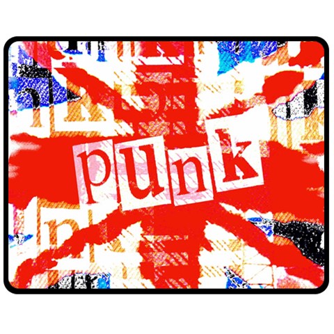 Punk Union Jack Fleece Blanket (Medium) from ArtsNow.com 60 x50  Blanket Front