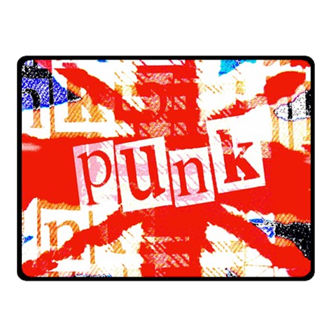 Punk Union Jack Fleece Blanket (Small) from ArtsNow.com 50 x40  Blanket Front