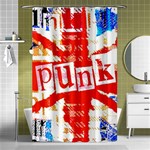 Punk Union Jack Shower Curtain 48  x 72  (Small)