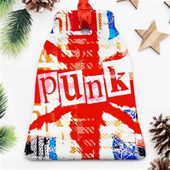 Punk Union Jack Bell Ornament (Two Sides) from ArtsNow.com Front
