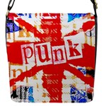 Punk Union Jack Flap Closure Messenger Bag (S)