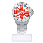 Punk Union Jack Plastic Nurses Watch