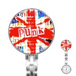 Punk Union Jack Stainless Steel Nurses Watch