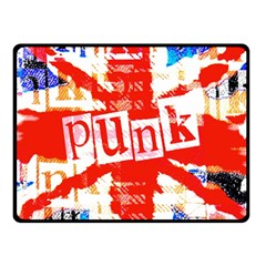 Punk Union Jack Double Sided Fleece Blanket (Small) from ArtsNow.com 45 x34  Blanket Back