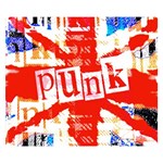 Punk Union Jack Double Sided Flano Blanket (Small)