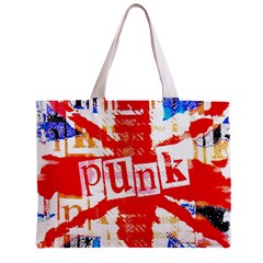 Punk Union Jack Zipper Mini Tote Bag from ArtsNow.com Back