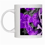 Purple Girly Skull White Mug