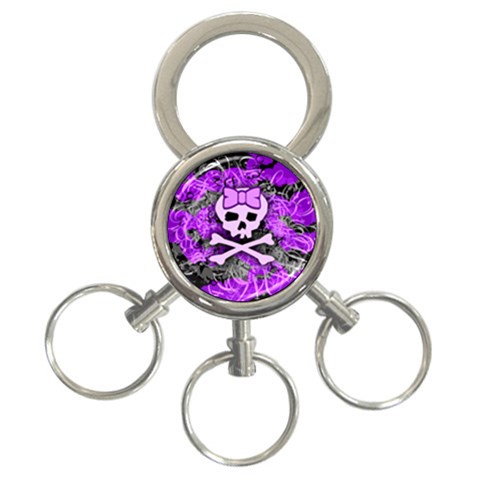Purple Girly Skull 3 Front