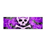 Purple Girly Skull Sticker Bumper (10 pack)