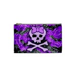 Purple Girly Skull Cosmetic Bag (Small)