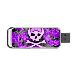 Purple Girly Skull Portable USB Flash (Two Sides) from ArtsNow.com Back