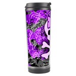 Purple Girly Skull Travel Tumbler