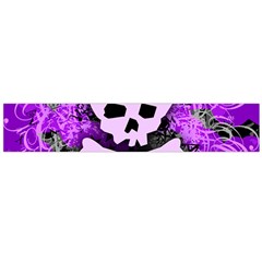 Purple Girly Skull Large Flano Scarf  from ArtsNow.com Back