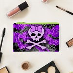 Purple Girly Skull Cosmetic Bag (XS)