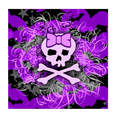 Purple Girly Skull Duvet Cover (Queen Size) from ArtsNow.com Front