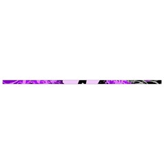 Purple Girly Skull Shoulder Cutout Velvet One Piece from ArtsNow.com Hem