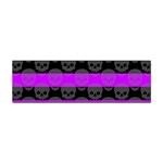 Purple Goth Skulls  Sticker Bumper (10 pack)