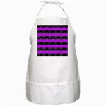 Purple Goth Skulls  BBQ Apron