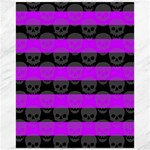 Purple Goth Skulls  Canvas 16  x 20 