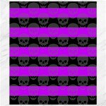 Purple Goth Skulls  Canvas 20  x 24 