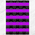 Purple Goth Skulls  Canvas 20  x 30 