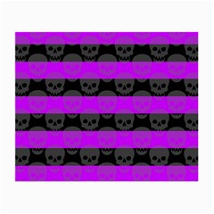 Purple Goth Skulls  Small Glasses Cloth (2 Sides) from ArtsNow.com Back