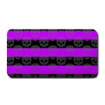 Purple Goth Skulls  Medium Bar Mat