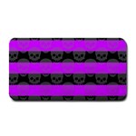 Purple Goth Skulls  Medium Bar Mat