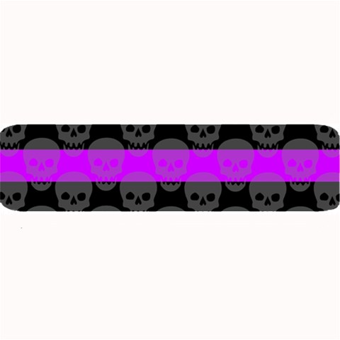 Purple Goth Skulls  Large Bar Mat from ArtsNow.com 32 x8.5  Bar Mat