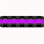 Purple Goth Skulls  Large Bar Mat