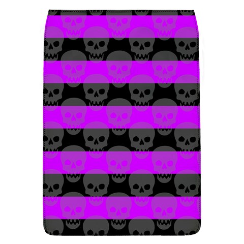 Purple Goth Skulls  Removable Flap Cover (S) from ArtsNow.com Front