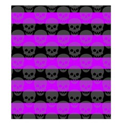 Purple Goth Skulls  Duvet Cover Double Side (King Size) from ArtsNow.com Back