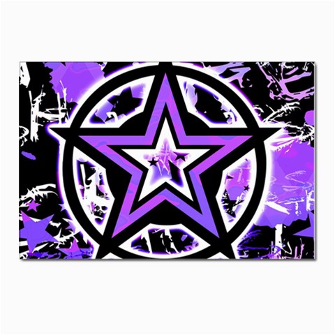 Purple Star Postcard 4 x 6  (Pkg of 10) from ArtsNow.com Front